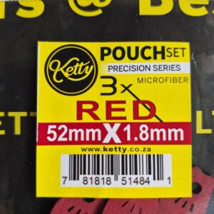 Ketty Pouch RED 52 x 1.8 XL -Precision Series